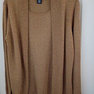 Susan Graver Small One Piece Gold Glitter Top